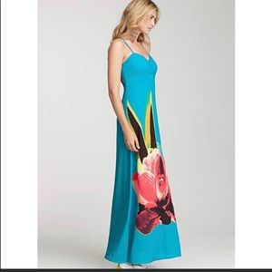 BEBE dress / BeBe turquoise dress small